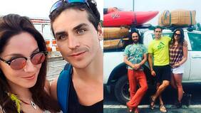 Kel Calderón y Pangal Andrade conmovidos en zona destruida por los incendios