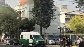 Incendio afecta a casa de María del Pilar Pérez en Providencia