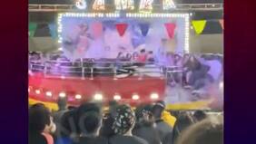 Barrera se separó y cayeron en pleno giro: accidente en tagadá del Mampato de El Quisco dejó seis heridos