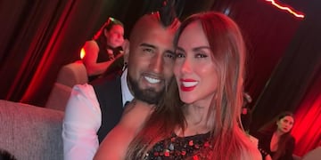 Sonia Isaza y Arturo Vidal