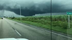 Impactante video del paso del huracán Milton desde el espacio