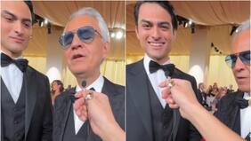 “Tuve una experiencia increíble con Matteo”: Andrea Bocelli le tiró flores a Viña Del Mar en los Oscar