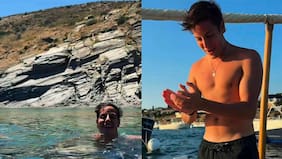 Máximo Bolocco celebró el gol de Messi navegando por el mar de Cadaqués en la Costa Brava