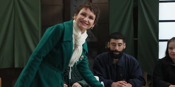 Votacion de la candidata presidencial Carolina Toha