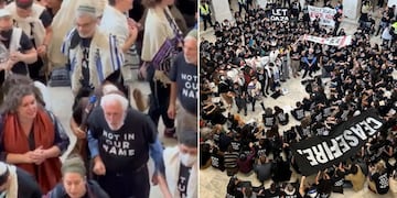 Protesta de judíos en EEUU