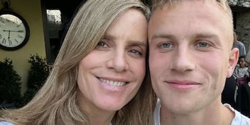 Diana Bolocco y su hijo Pedro Cisternas