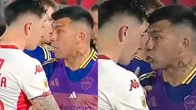 Duelo de chilenos en Argentina: Gary Medel se fue con todo en contra de Rodrigo Echeverría