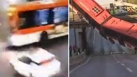 Se confirma su nacionalidad: conductor ebrio que impactó a bus RED quedó libre y con firma mensual