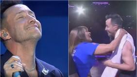 Fanática de Luciano Pereyra se subió al escenario en Olmué y le dio un especial regalo: fue sacada por guardia