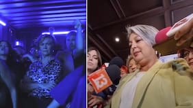 Jeannette Jara reaccionó en vivo al polémico rap de Matthei: lo vio con periodistas y dijo una sola frase