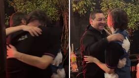 Desbordado de emoción: El eterno abrazo de JC Rodríguez a su hijo por importante logro