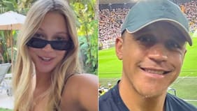 Novia de Alexis Sánchez enterneció la web con registro junto a su hija recién nacida: pasaron primera Navidad en familia