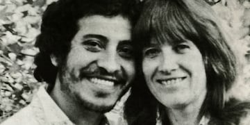 Víctor Jara y Joan Turner.