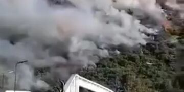 Incendio en Valdivia