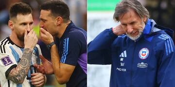 Messi - Scaloni - Gareca