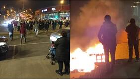 Protesta por joven asesinado en Antofagasta termina mal: queman pertenencias de migrantes