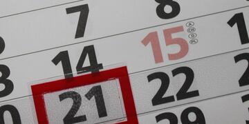 Calendario feriado. Foto Pixabay.