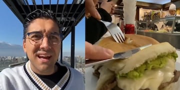 “Ciudad de primer mundo”: mexicano quedó maravillado con Santiago y el churrasco italiano