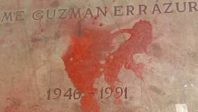 Vandalizan memorial de Jaime Guzmán en Las Condes
