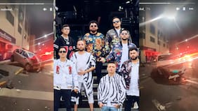 Conocida banda cumbiera sufre violento choque con auto perseguido por Carabineros: aclaran su estado de salud