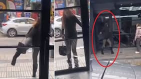 Graban a furiosa joven que arrasó con todo a su paso: detalles tras escándalo que terminó a puñetes en Llolleo