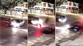 Imágenes fuertes: carabinero salió eyectado por los aires tras choque de chofer completamente ebrio