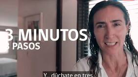 Ministra Schmidt desafía a ducharse en 3 minutos