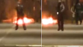 “¡Chuch...! ¡Están disparando!”: Equipo de T13 graba a encapuchado atacándolos a tiros