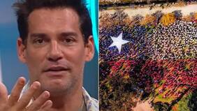 “Los del apruEvo se la pasan por la ra...”: Cristián de la Fuente destaca bandera del Rechazo y apunta a acto de Las Indetectables