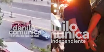 Video: mujer atropelló a manifestante anti-Kast este domingo de elecciones.