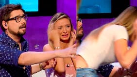 La aterrada huída por el temblor de Gala Caldirola y Yuli Cagna en plena grabación de Así Somos