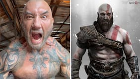 Dave Bautista muestra sus músculos para transformarse en Kratos en la serie de God of War