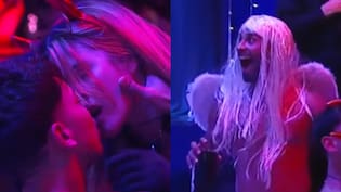 Revelan primeras imágenes del “beso hot” entre Laura Prieto y Bimza en “Vecinos al límite”