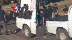 Video: brutal agresión de grupo de vendedores ambulantes a funcionarios municipales en Valdivia