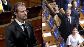 Dr. File llegó al Congreso: juró y mostró orgulloso su oficina