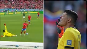 Revelan la compleja lesión que sufrió Carlos Lampe en el gol de Eduardo Vargas