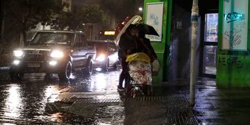 Lluvias en la capital 26/04/2022