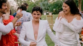 La actriz chilena Lorenza Izzo, quien actuó en película de Tarantino con Brad Pitt y DiCaprio, se casó y comparte fotos