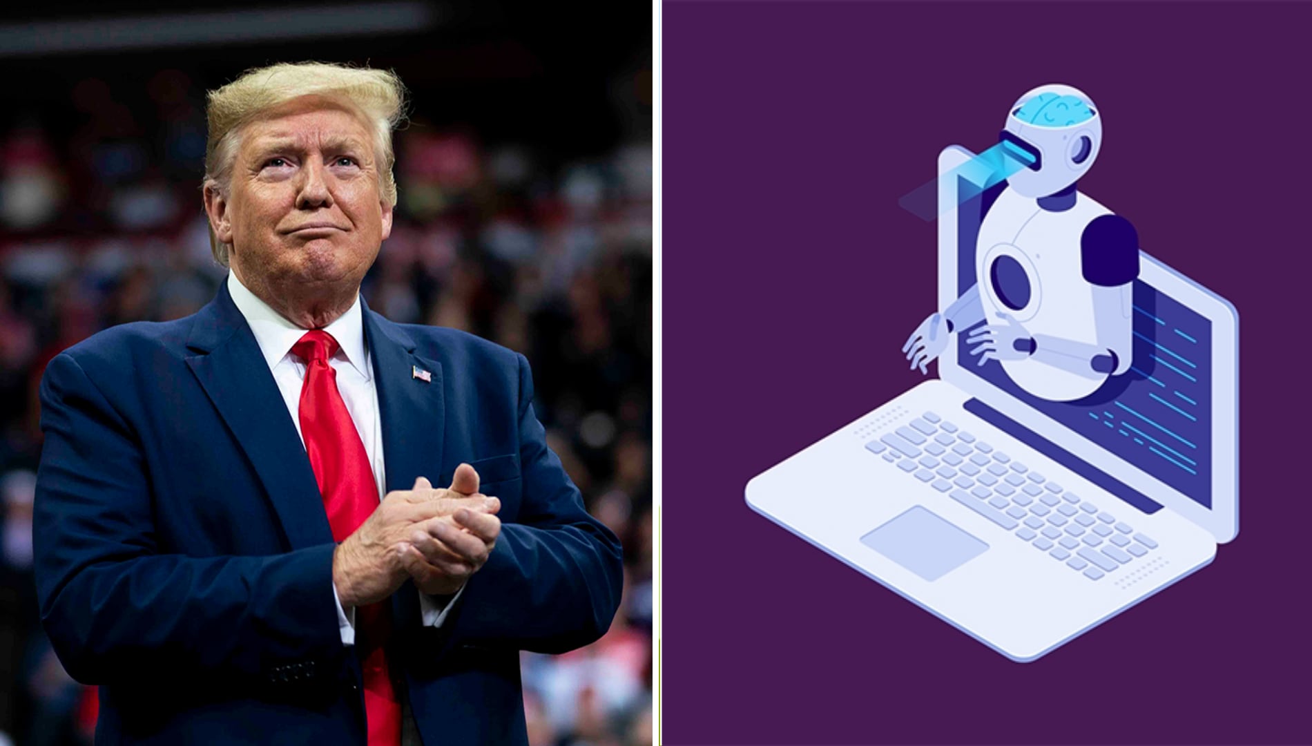 Trump quiere cambiar el nombre de la inteligencia artificial y rechaza una regulación internacional