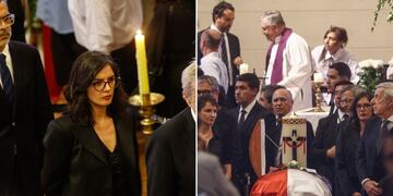 Camila Vallejo en velorio de Piñera