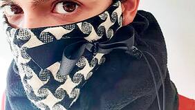 Tire pinta a lo Di Mondo con las mascarillas de alta costura