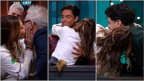 Mónica Godoy se la jugó con osada presentación de su plato en Top Chef Vip: sorprendió a los chefs con coquetos besos