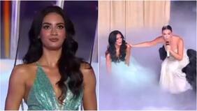 Así fue el accidente que sufrió participante de “Miss Universo Latina” durante un reto: cayó desde más de tres metros de altura