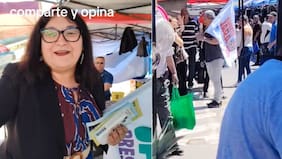 Roteó a vendedores, acusó a la derecha y desató furia: graban expulsión de adherentes de Jeannette Jara en feria de Pudahuel