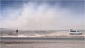 Videos muestran impactantes tormentas de arena en el norte de Chile