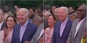 Joe Biden congelado