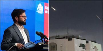 Presidente Gabriel Boric condenó ataques a través de misiles y drones por parte de Irán a Israel