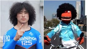 “Nunca me lo esperé…”: el ciclista japonés igualito a Freddy Turbina que la rompe en el Mundial