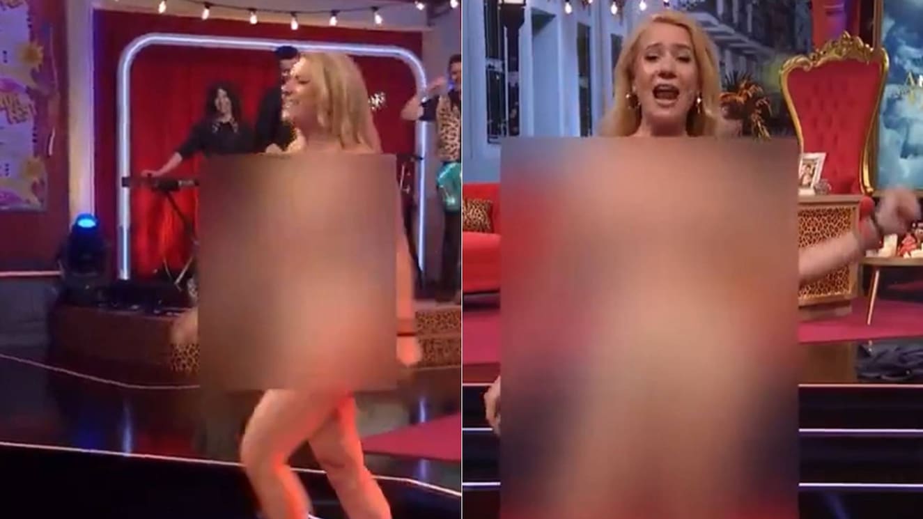 “¡Se acabó!“: presentadora de TV se harta de críticas y se desnuda en medio de programa a modo de protesta