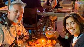 "Va madurando la relación también. Hay más planes juntos, proyectos, estuvimos pensando también otros...": Bernardo Borgeat y Carmen Gloria Arroyo cumplieron ocho años de relación